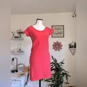 Bliss Coral Mini Dress Size M/L